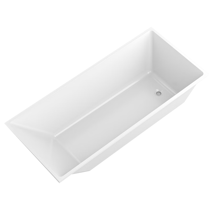 浪鲸（SSWW） 卫浴浴缸亚克力嵌入式浴缸定制浴缸长方形薄边小户型家用浴缸 【1.2m】SKAK0250-120-1丨定制约15天发货