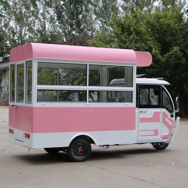 多功能三轮餐车电动小吃车早餐炸串鸡蛋灌饼铁板美食车夜市移动 任意
