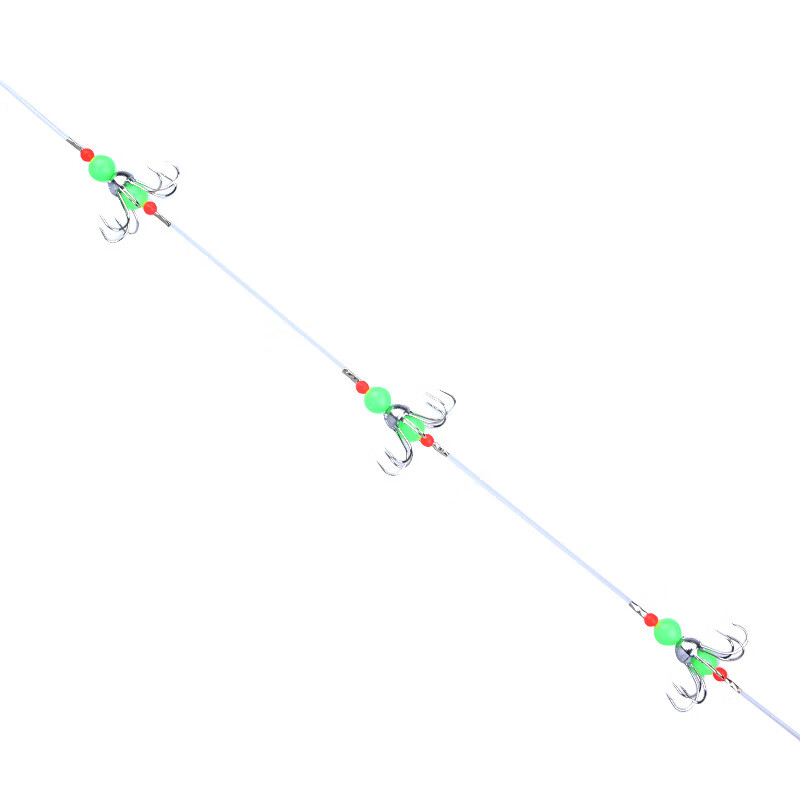 进口日本夜光鱿鱼钩串钩乌贼吹筒钓组章鱼钩钓八爪鱼钩夜钓荧光鱼 3