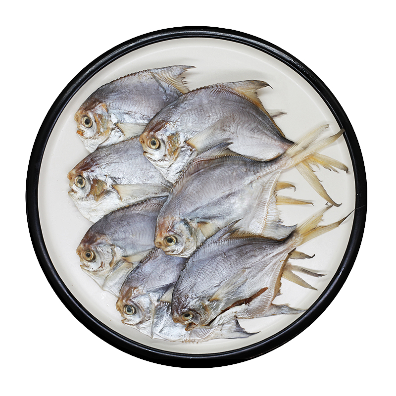 虎钢馋温州特产野生小鲳鱼干渔民自晒海鲜干货小咸鱼干下饭菜银鲳鱼