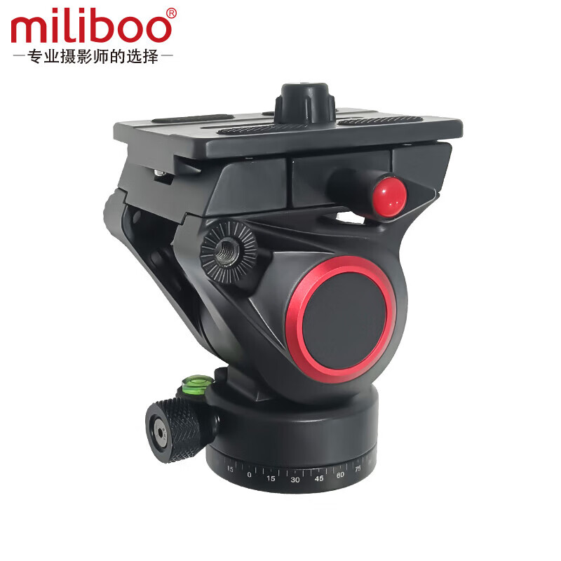 miliboo米泊MYT801 802 803 MUF MUK M3档位可调液压云台MU全景球形云台三脚架独脚架通用 快装板L竖拍板 MUK液压云台(阿卡标准 碗径38mm)