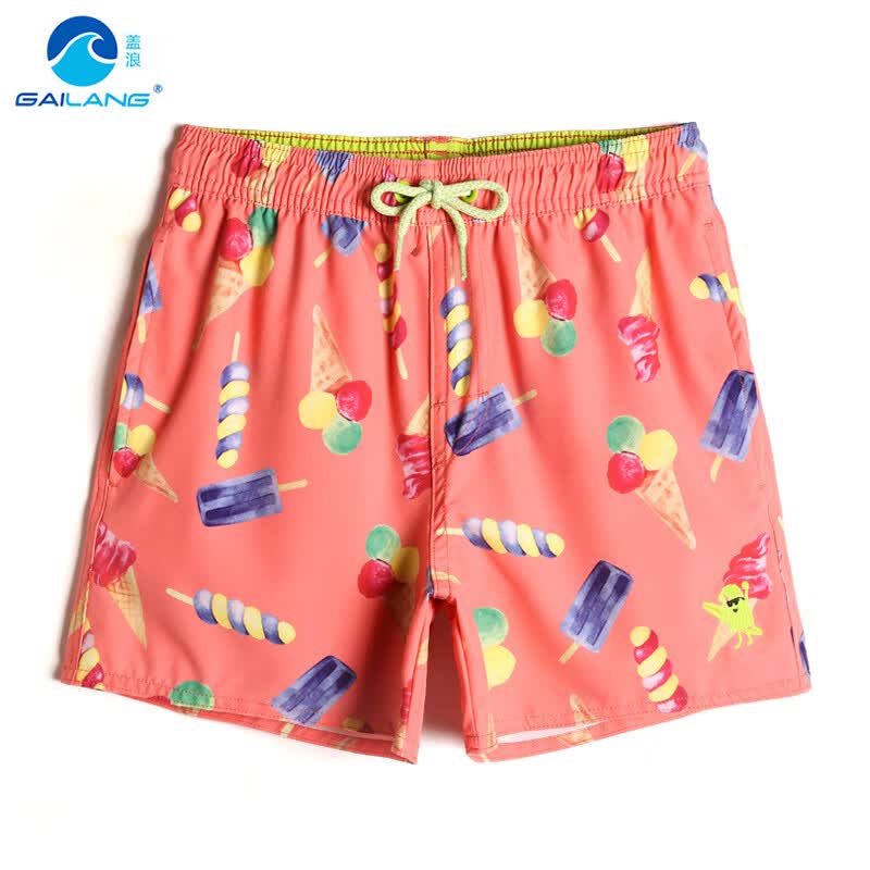 盖浪(gailang)儿童沙滩裤速干弹力男女童宽松泳裤可下水沙滩短裤水上