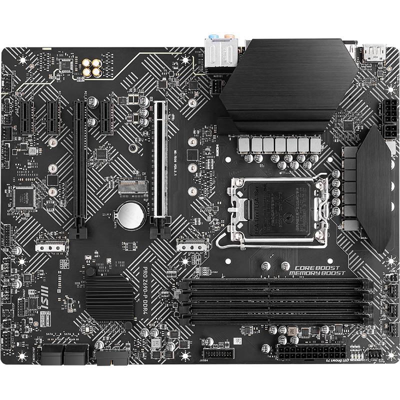 微星(MSI)PRO Z690-P DDR4主板支持CPU12600K /12600KF/ 12700KF/12700K（Intel Z69 1349元