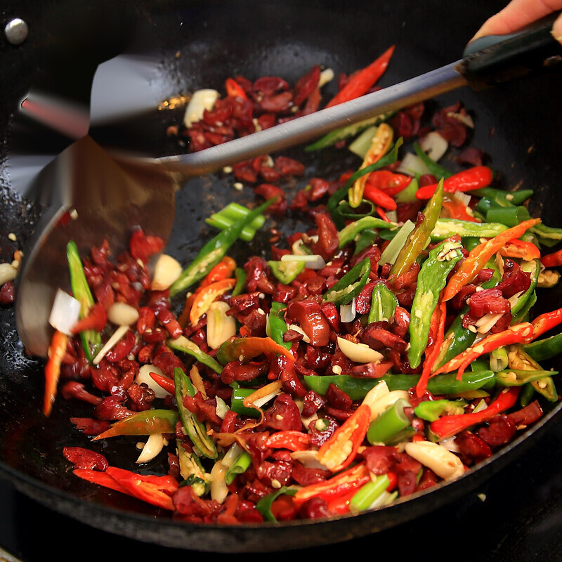 虎钢馋[范大叔私房菜]辣椒炒红萝卜干 下饭菜炒菜 苏北徐州邳州特产