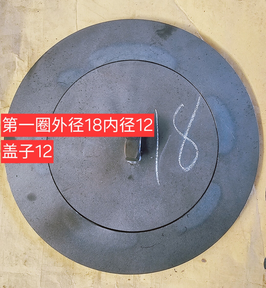 炉圈柴火灶圈煤气罐炉圈锰钢方形炉盖炉圈可焊接耐高温轮毂可定制