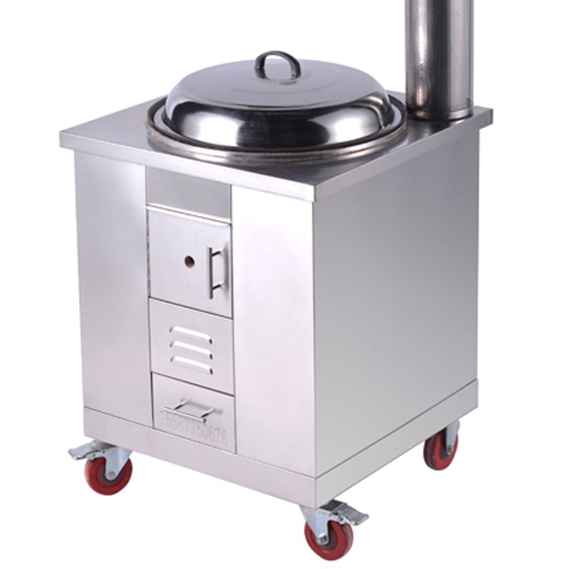 柴火灶家用农村不锈钢室内节能大锅土灶台户外移动烧木柴火炉 46cm单