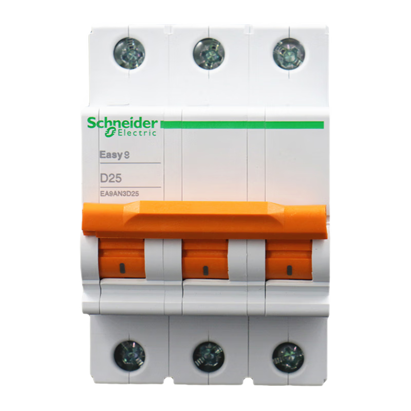 施耐德电气 空气开关 EA9AN 3P D25A EA9AN3D25 微型断路器 55.54元