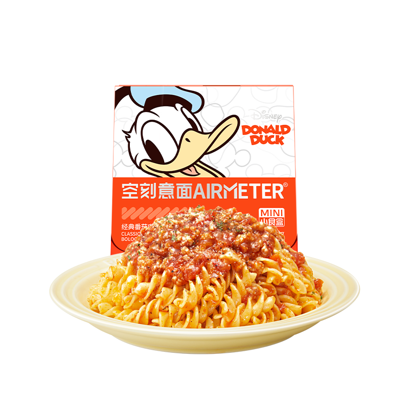 空刻兒童意面Mini小食盒螺旋面218.2g單盒裝番茄意大利面