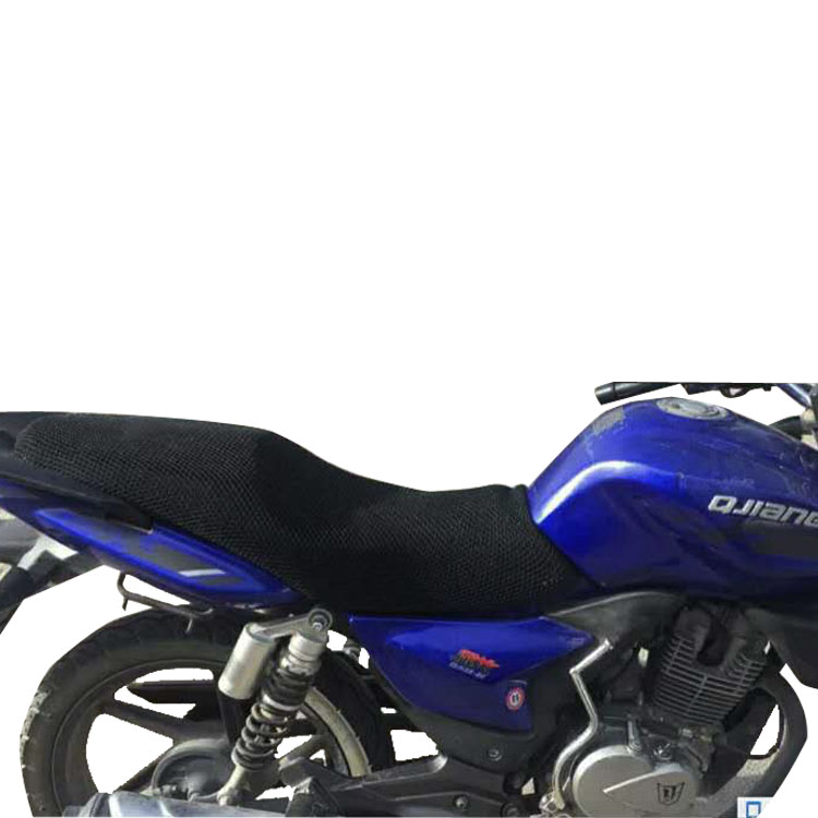 曼影适用于钱江御龙qj125-26a套 蜂窝网状透气隔热座套定制 黑色防晒