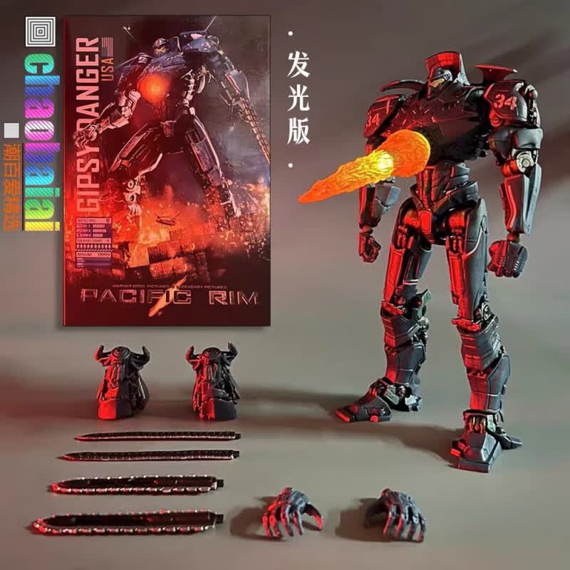 澳颜莱neca环太平洋机甲模型复仇危险浪者尤里卡突袭关节可动玩具