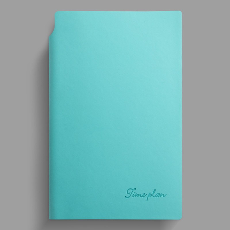 锦兔每日计划本时间管理记事本时间轴每日计划表自律打卡本笔记本子手账工作效率手册定制 绿色