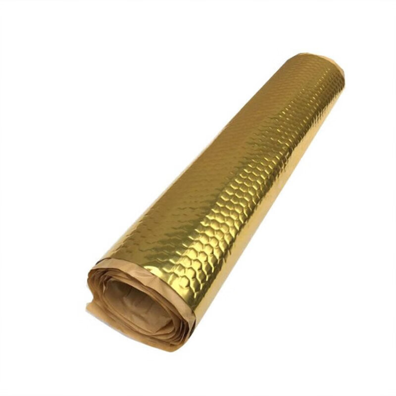 丁基胶2mm隔音毡阻燃室内酒吧自粘铝箔阻尼片水管道隔音防震 0.46*1.