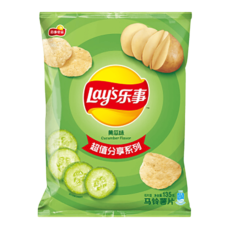 Lay's/���� ��ֵ����ϵ����Ƭ ������ʳ 135g �ƹ�ζ 1�� 7.19Ԫ