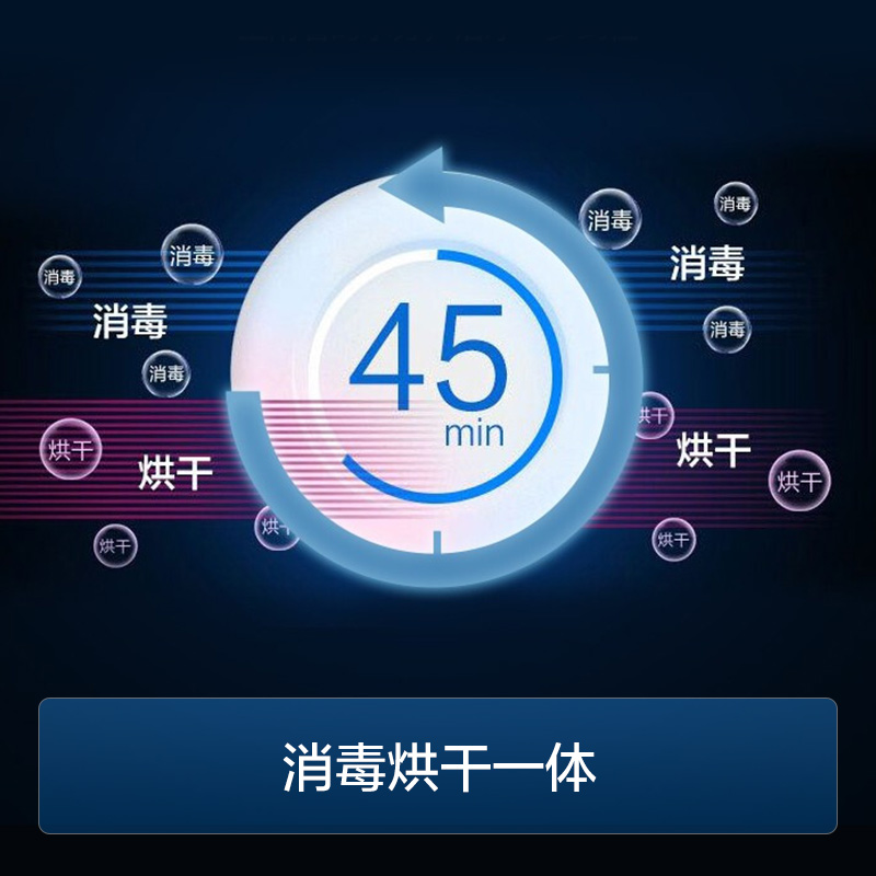 海尔（Haier）消毒柜家用嵌入式消毒碗柜光波巴氏消毒自营 京东二星级消毒90L大容量智能控温净烘合一12LCS