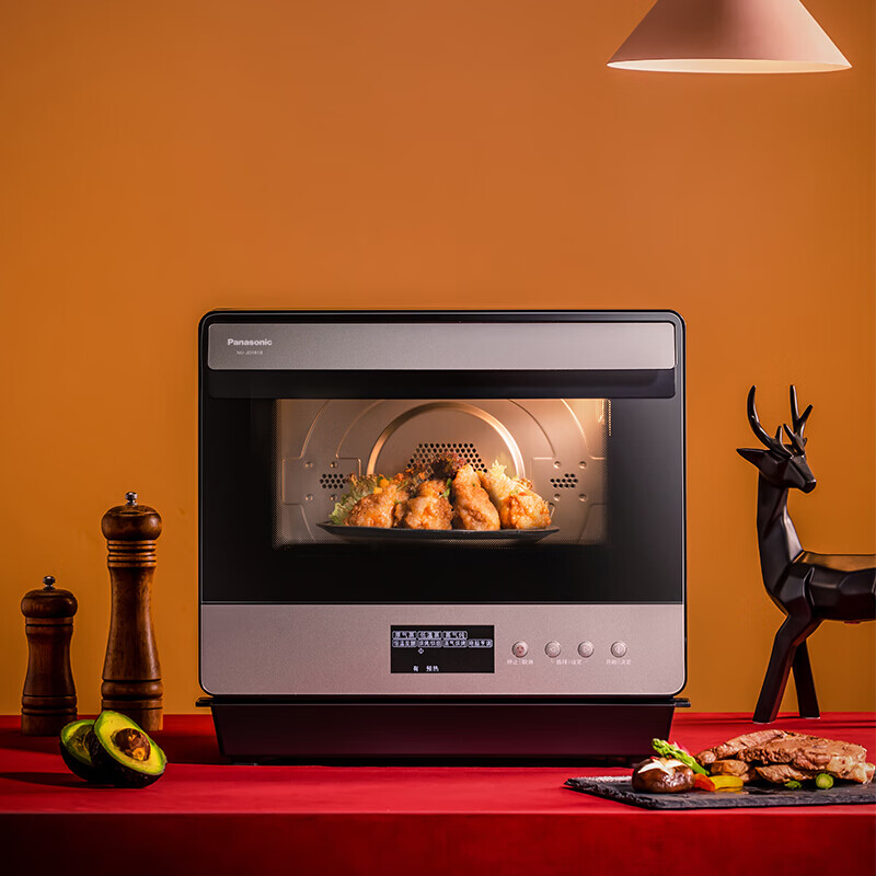 松下（Panasonic ）电烤箱 京东小家智能生态蒸烤箱 家用电烤箱 热风烘焙 多功能家用电烤箱 NU-JD181BXPE