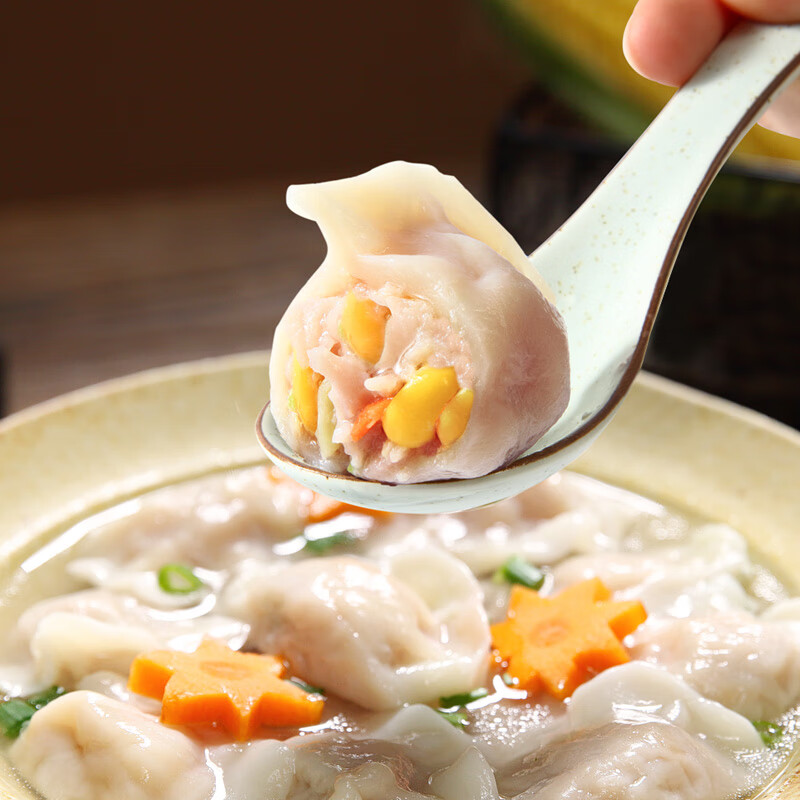 速冻饺子 玉米猪肉水饺300g 15个