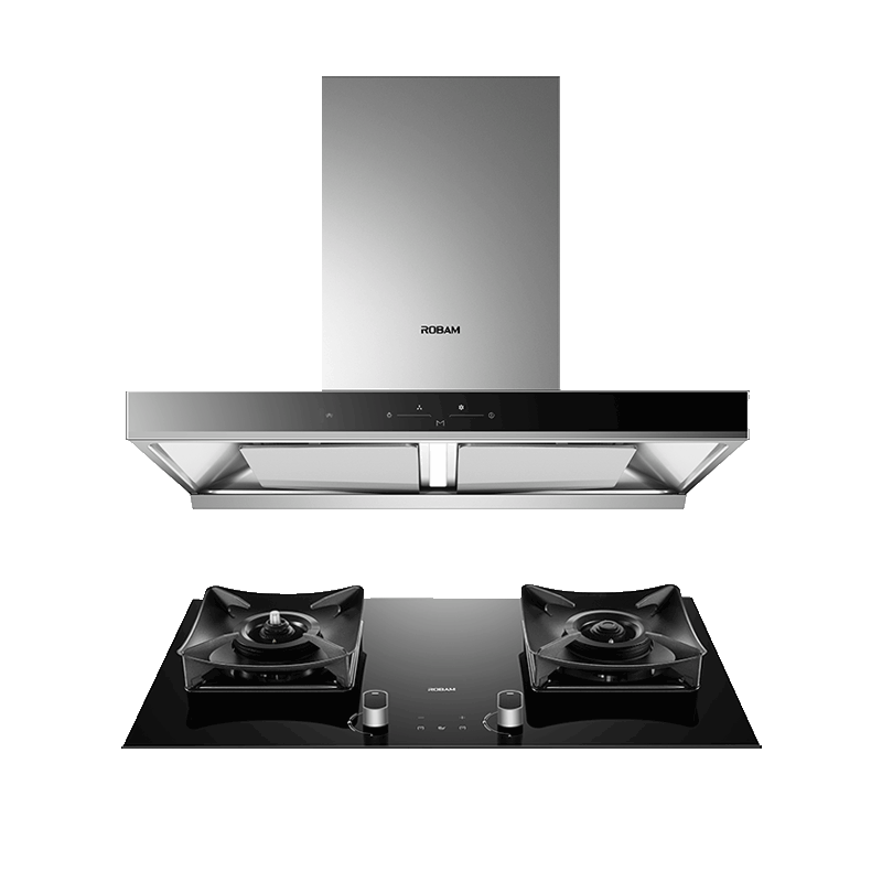 老板（Robam）抽油烟机欧式顶吸变频烟灶家用定时防干烧燃气灶吸油烟机灶具65D3S+51B0A天然气【套装商品】