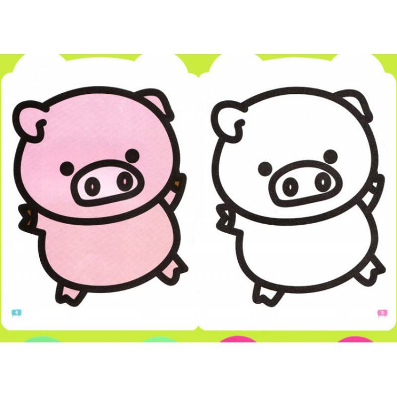 学画书宝宝涂色书儿童图画册填色涂鸦学画画书描画启蒙早教1-2-3-4岁