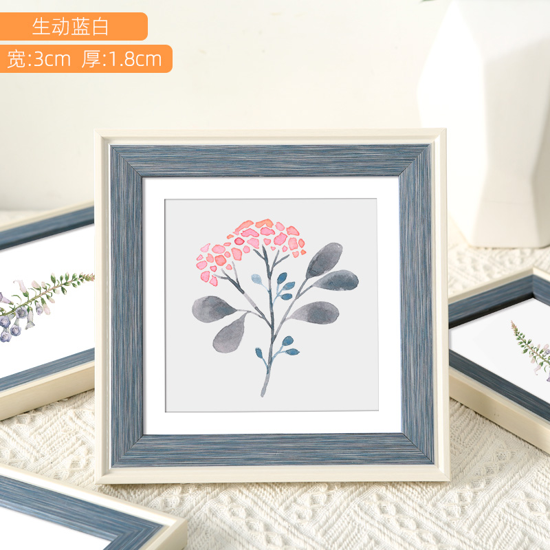 彩糖塘 北欧简约相框相册框相架摆台卧室客厅清新儿童