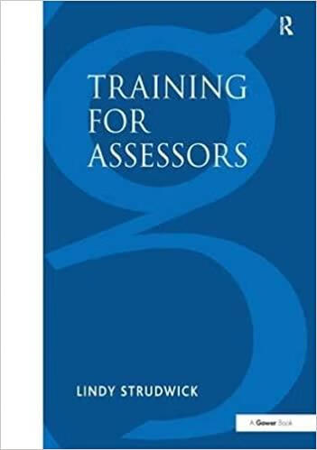 预订 training for assessors: a collection of activities for