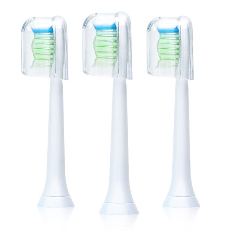 驱行者适配电动牙刷头替换HX6760，6769，6871，6920，6930，6962，3250，HX6064 标准型钻石刷头白色(8只装)