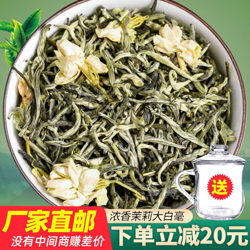 【一斤】茉莉大白毫特级正宗广西茉莉花茶叶浓香型茶叶500g袋装 特级