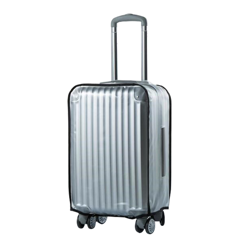 锐赛特RESET行李箱保护套透明PVC旅行箱套拉杆箱防尘罩加厚耐磨防雨托运 适用20英寸拉杆箱RST-086