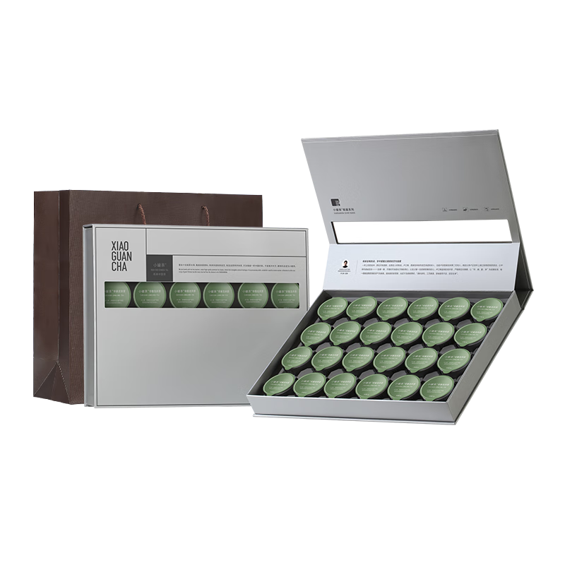 小罐茶茶葉【現(xiàn)貨】 2025年綠茶 明前龍井 銀罐系列·早春龍井茶24罐裝 4g*24罐