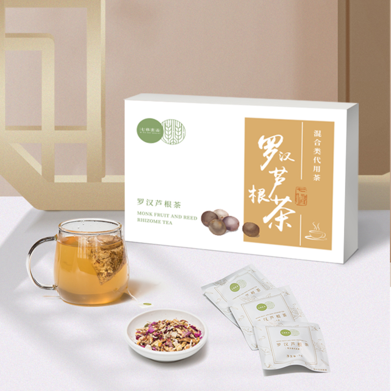 【国货新锐】七修良品 养生茶饮  茶包 花草茶 花果茶 茶叶 罗汉芦根茶 1盒/12包