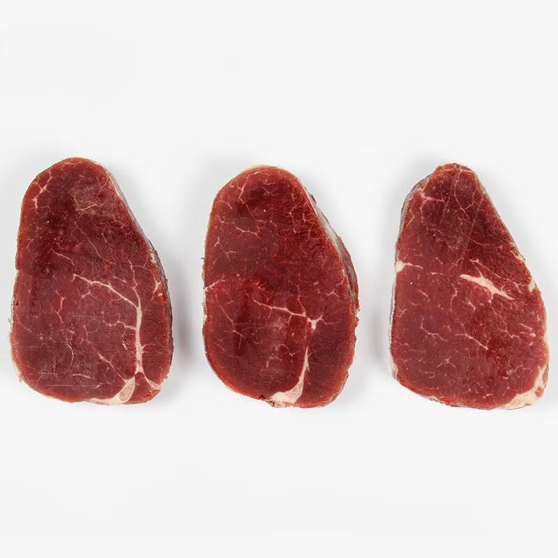 丰锅足食进口原切菲力牛排厚切惠灵顿儿童牛排里脊整条1500g s级菲力