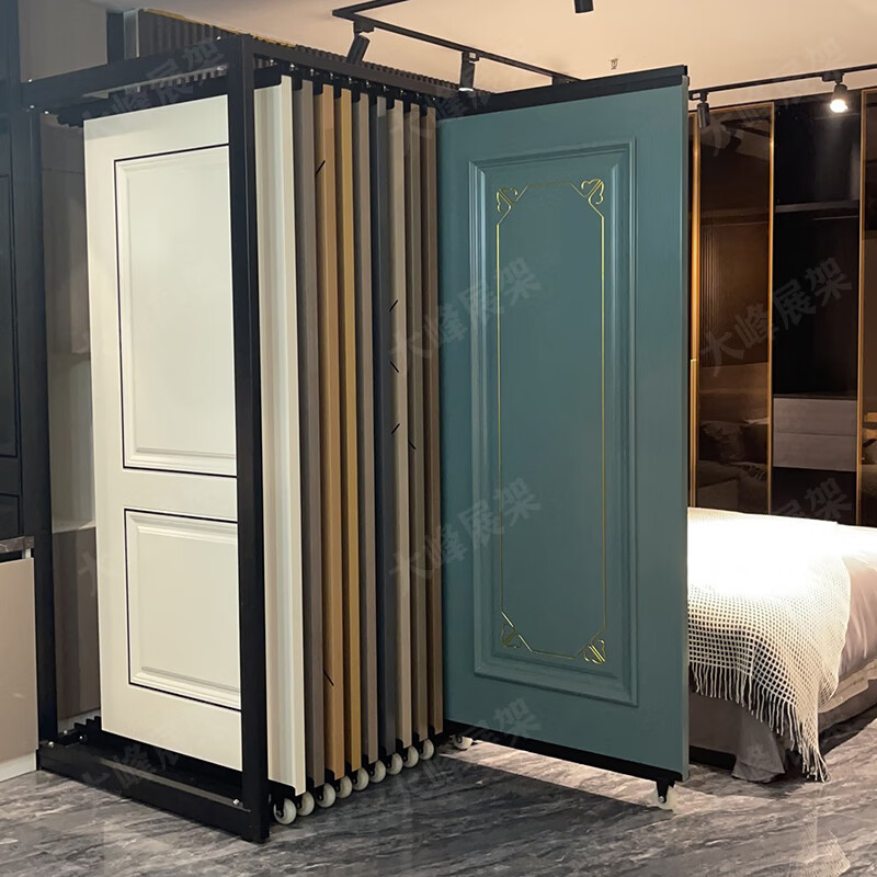 abdt木门样品展示架 实木门展示架瓷砖架子板材样品多功能立式落地式