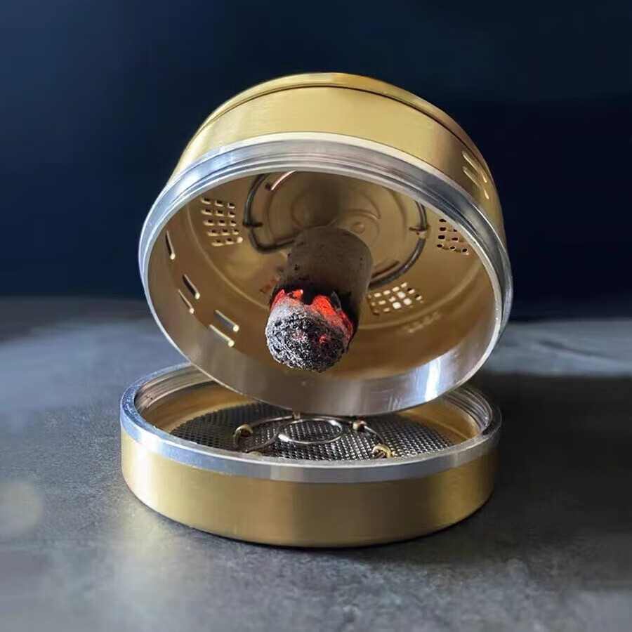 加厚纯铜艾灸盒无烟包家用医用艾灸罐温灸器随身灸不锈钢全钢全铜随身