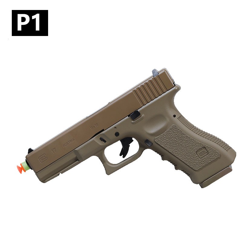 p系列p1234579 软弹枪冷媒忽必烈 成人连发冷媒动力空挂回膛玩具手枪