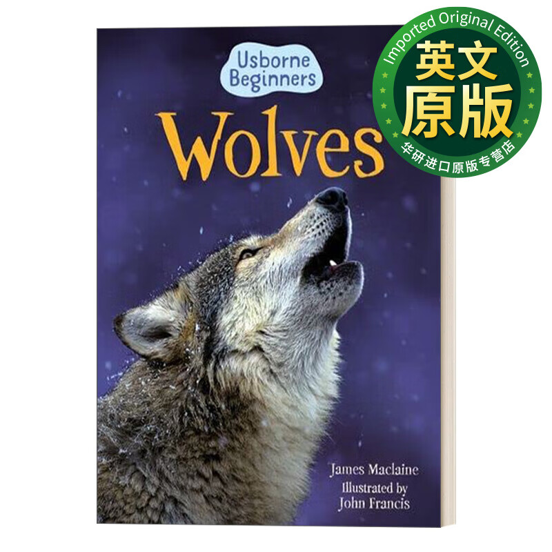 wolves 初学者科普-狼 英文版 进口英语原版书籍 英文原版 精装