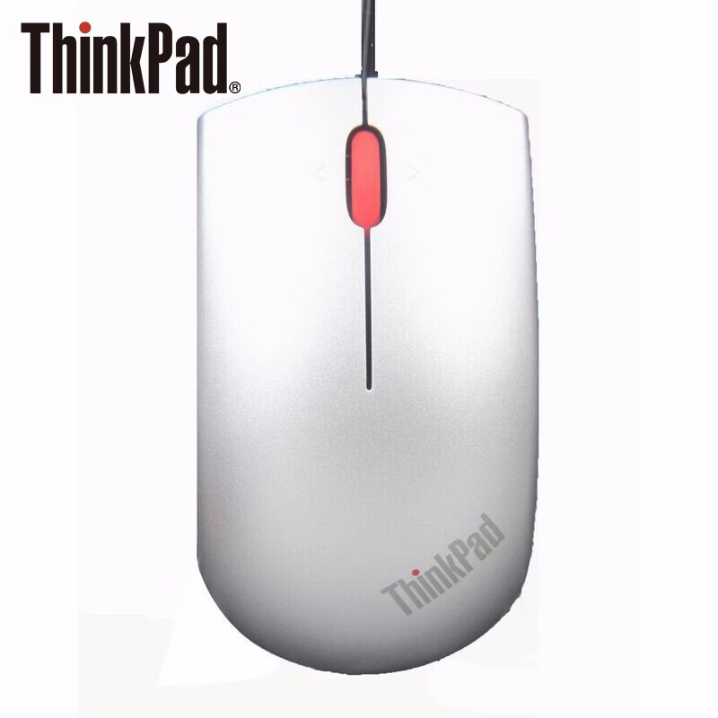 联想ThinkPad有线USB鼠标 笔记本电脑办公鼠标 0B47154（蓝光陨石银）