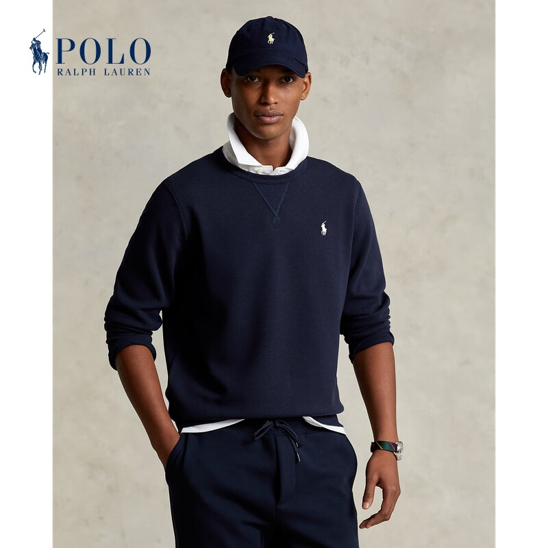 Polo Ralph Lauren 拉夫劳伦男装 经典款针织运动衫RL15976 410-海军蓝 S