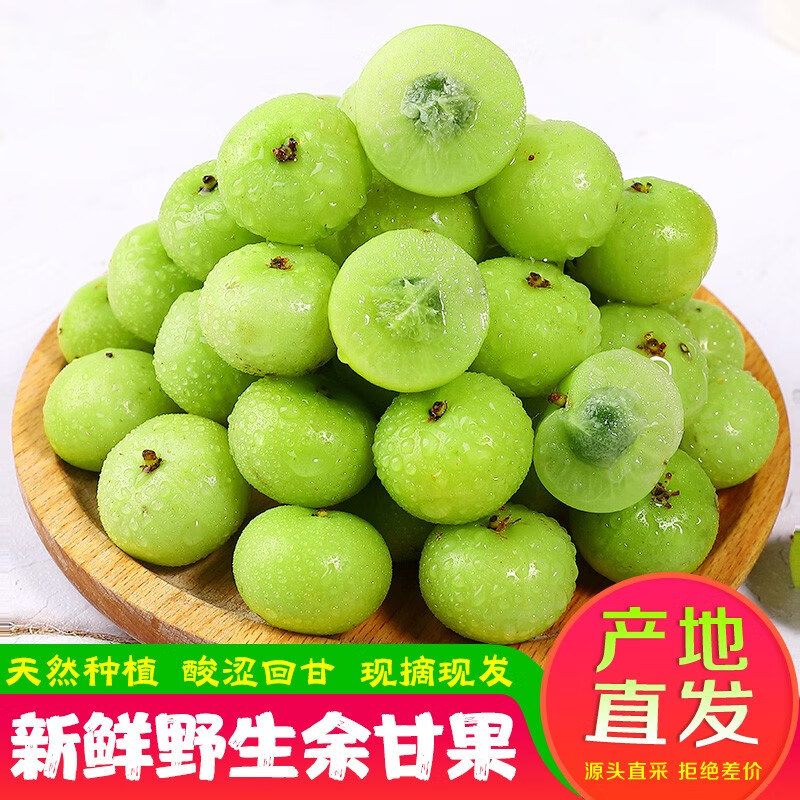 冒喜优农新鲜油甘果余甘果牛甘果滇橄榄酸水果油甘子余甘子高原野生