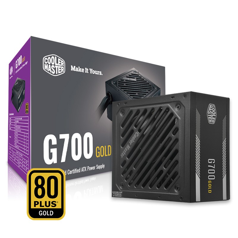 酷冷至尊G500 800 GOLD金牌600W 电脑台式主机静音电源额定700W 酷冷至尊 G700 金牌直出额定700W
