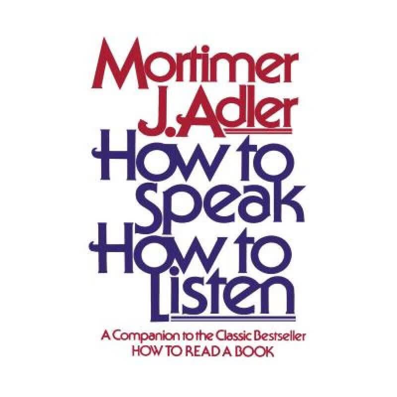 预订 How to Speak How to Listen