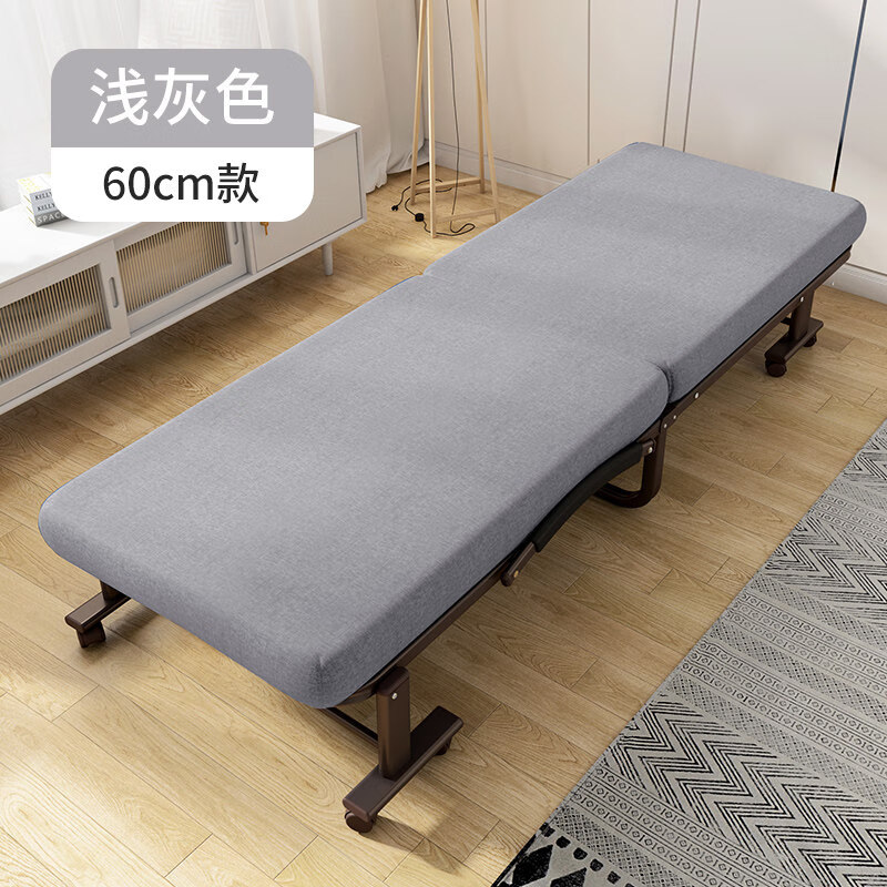 高档折叠床 高端折叠床单人家用办公室午休午睡床双人加固结实耐用