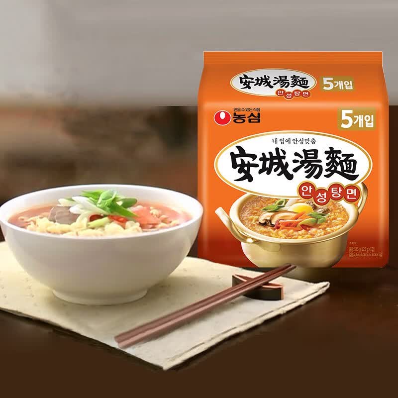 农心（NONGSHIM）韩国进口 农心 安城汤面拉面袋面方便面 休闲零食 五连包125g*5包怎么样,好用不?
