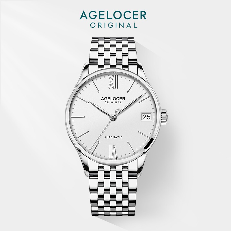 艾戈勒(agelocer)手表 心灵系列时尚简约男士自动机械
