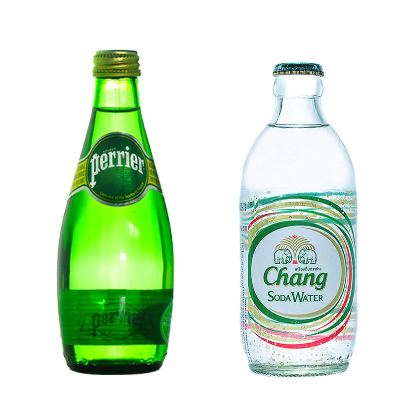 巴黎水(perrier) 法国原装进口气泡水 330ml 24瓶 巴黎水 青柠泰象
