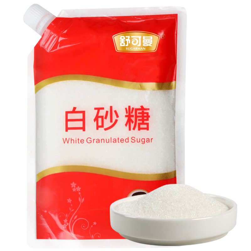 舒可曼 食糖 白糖 白砂糖 碳化糖 调料调味 咖啡伴侣冲饮用糖 400g