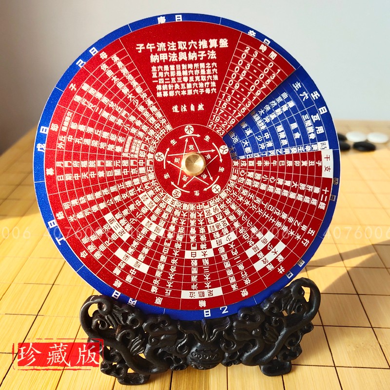 珍藏版倪海厦子午流注灵龟八法取穴盘中医临床针灸推拿艾灸 简体13cm