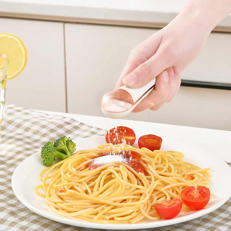sp sauce定量撒盐勺6克食盐定量勺厨房定量盐勺家用控盐勺 白色 粉色