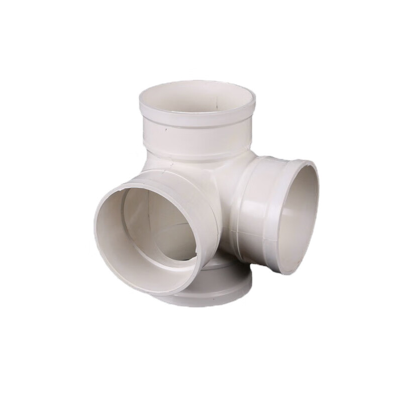 尚芮 pvc-u排水四通 排水管立体四通 110x110 5个/包