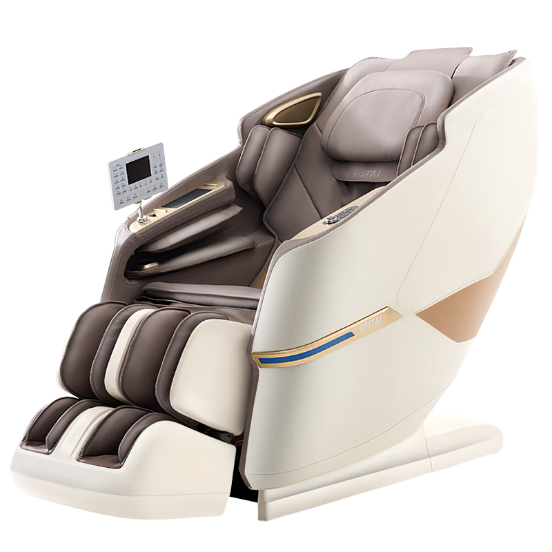 荣泰（RONGTAI）按摩椅家用全身按摩太空舱智能全自动多功能按摩沙发椅A68灰咖色