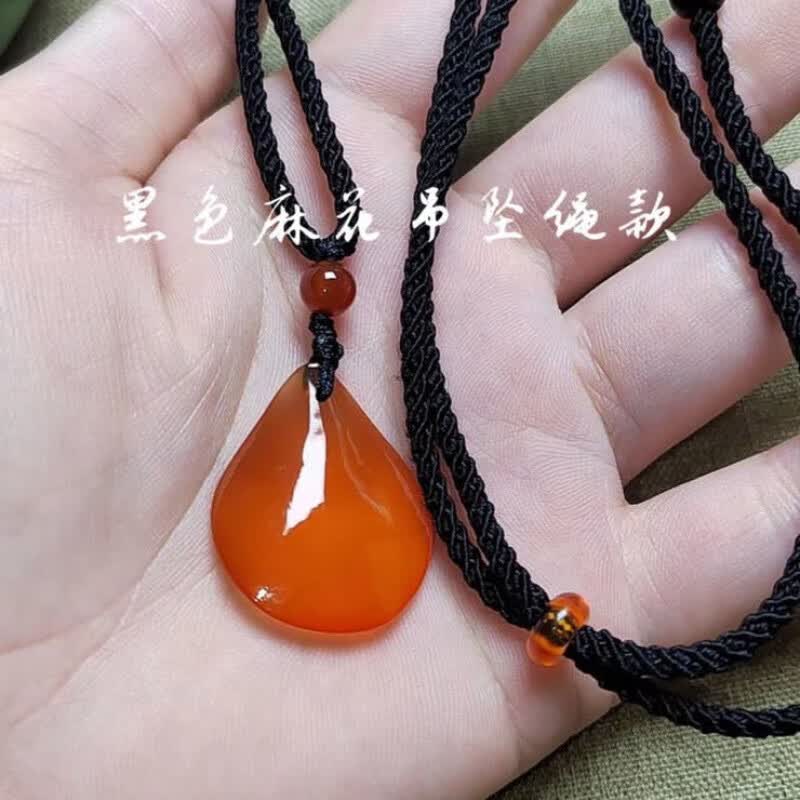 伴生福青鱼石吊坠 天然天然青鱼石鱼惊石吊坠抛光处理成品已做好物理