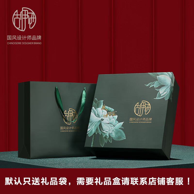 古伊西新中式复古女包流苏手提包气质单肩包老人包轻便布包旗袍包妈妈包 桂皮浅棕-送礼品袋+代写贺卡